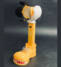 Lampada Camera Lamp a batteria da tavolo Faretto Pop-Art Base Scarpa Mano Vintag