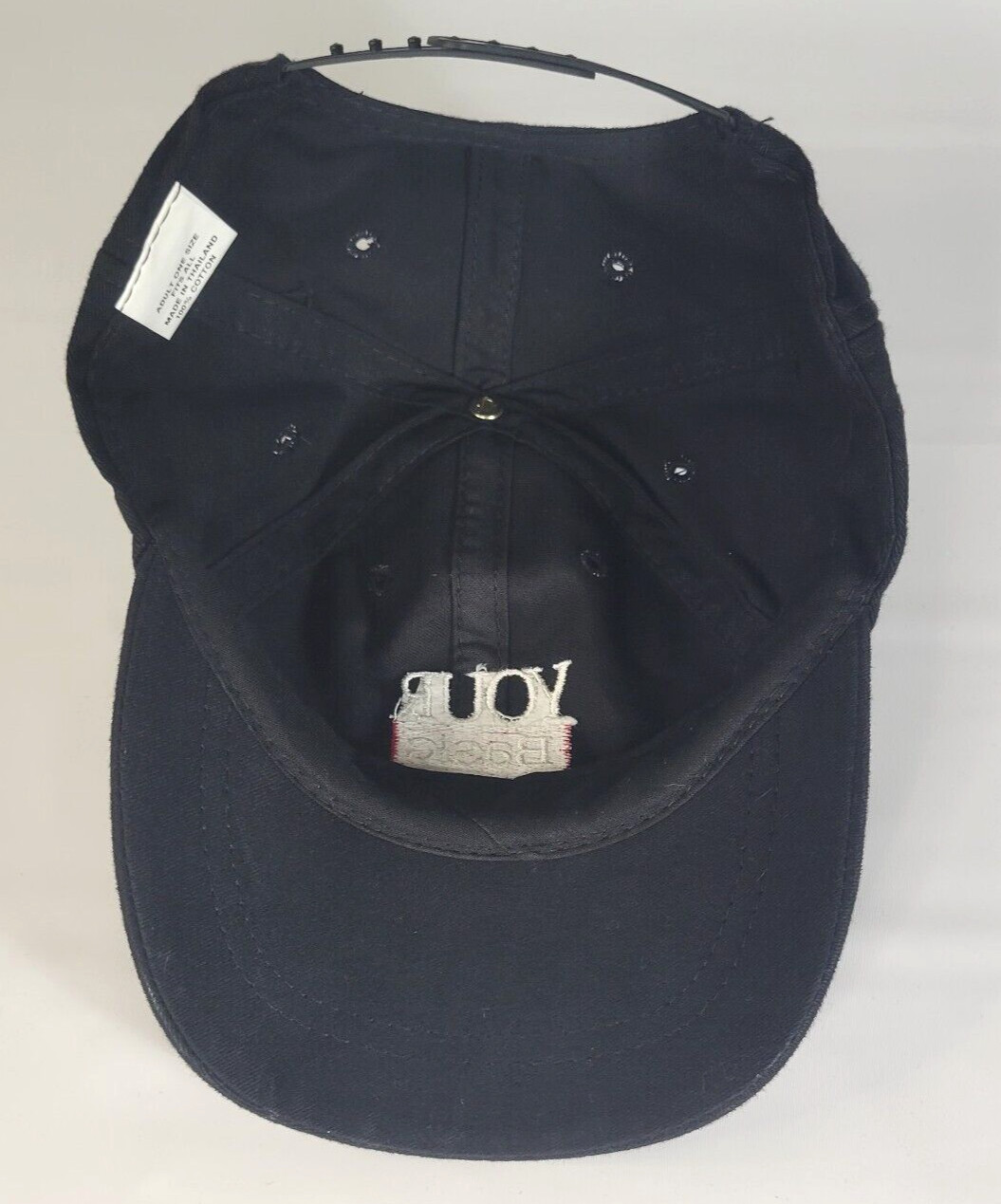 VTG 1994 Your Basic Hat Black Cap Hat Adjustable … - image 6