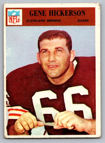 1966 PHILADELPHIA #45 GENE HICKERSON BROWNS ROOKIE