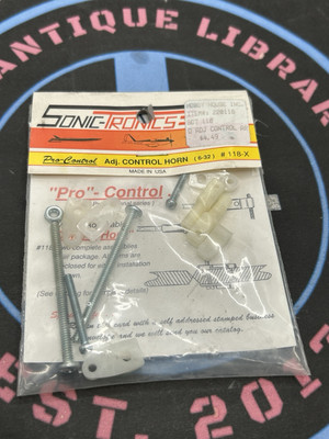 Sonic-Tronics. 118-X. Pro Control 6-32 Micro Adjustable Control Horn