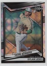 2022 Panini Elite Extra Edition Prime Numbers B 14/62 Dylan Lesko #15 b4d