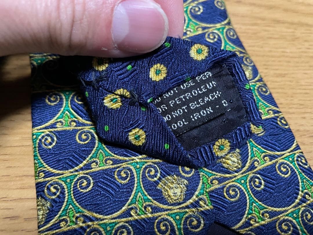 Auth GIANI VERSACE Tie Allover Pattern Multicolor… - image 8