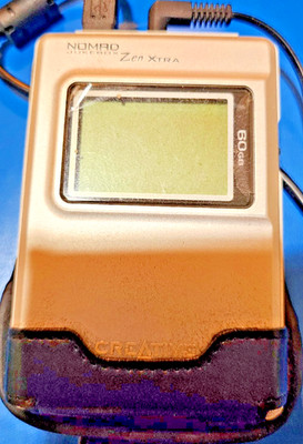 CREATIVE NOMAD JUKEBOX ZEN XTRA 60GB with power and USB cables
