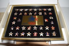 LOS ANGELES OLYMPIC GAMES LIMITED ED COLLECTOR'S PIN FRAMED SET SERIES 2 (HCX101