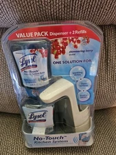 Lysol No-Touch Kitchen System 2 Soaps Expired Discontinued New