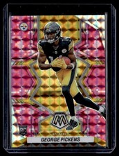 2022 Panini Mosaic Pink Camo George Pickens RC #282