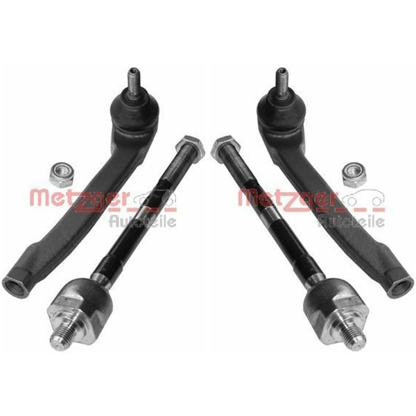 2X Metzger Spurstangen Passend FüR Renault Grand Megane ScÉNic Links+Rechts-image