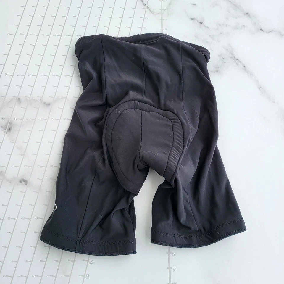 Vintage R.E.I. Cycling Shorts Size S Made in USA Black Padded Compression Biking - Image 4 of 4