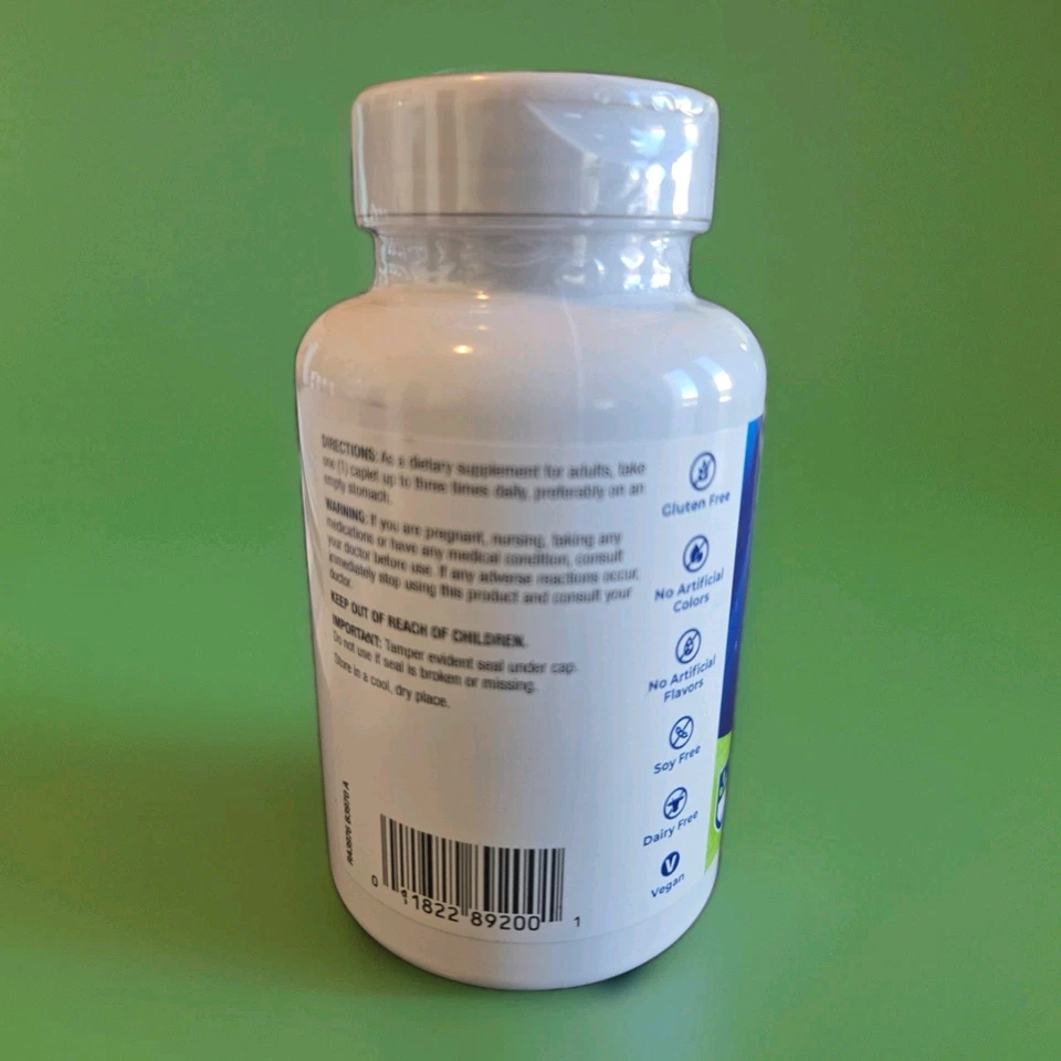 L-lisina 1000 mg 60 cápsulas Rite-Aid• Sin gluten• Vegano• Caduca 2027 Foto 4 de 4
