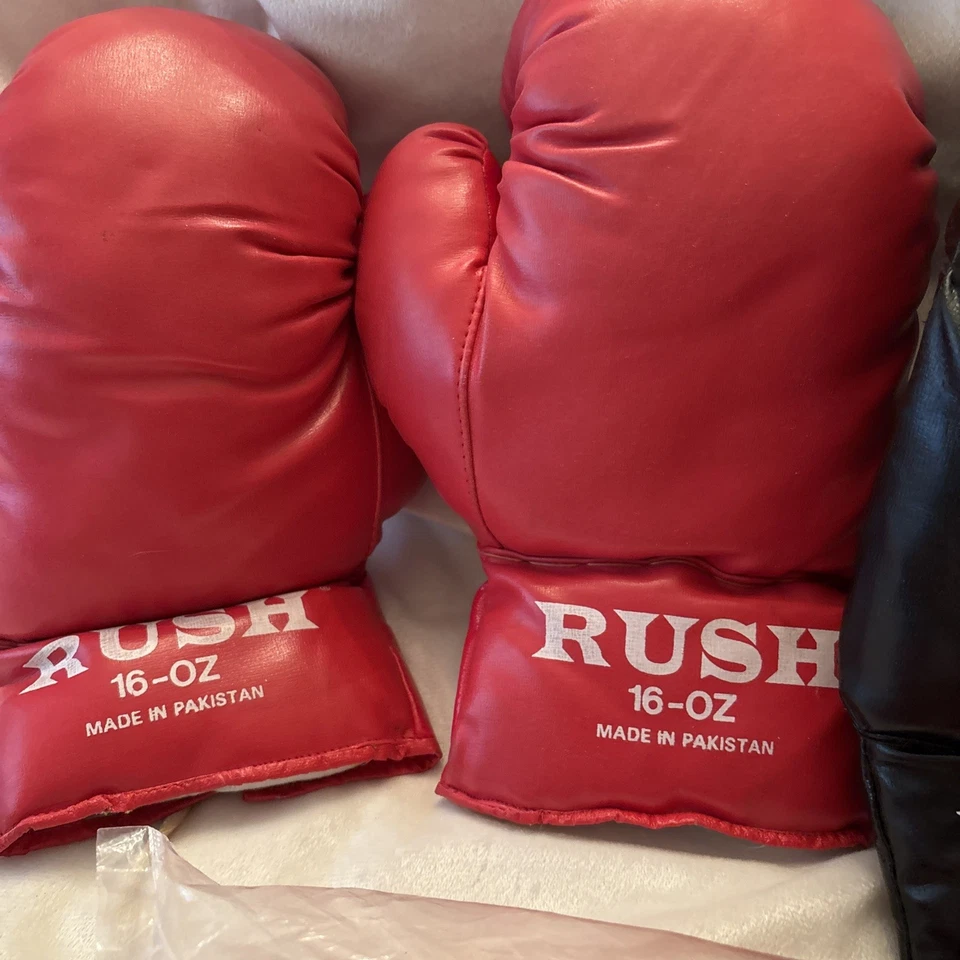 Boxing Gloves 2 Sets Rush 16 Oz. and Brand New Sandbag Gloves for Men and Women - Image 2 of 4