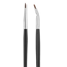 Fine Angled Eyeliner Brushes, Precision Gel Eye Liner Brush,Synthetic Bristles