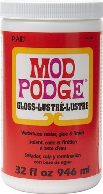 Gloss Sealer, Glue & Finish: All-in-One Craft Solution- Quick Dry, Easy Clean...