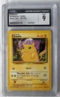 1999 POKEMON BASE SET UNLIMITED YELLOW CHEEKS #58/102  PIKACHU Grade 9