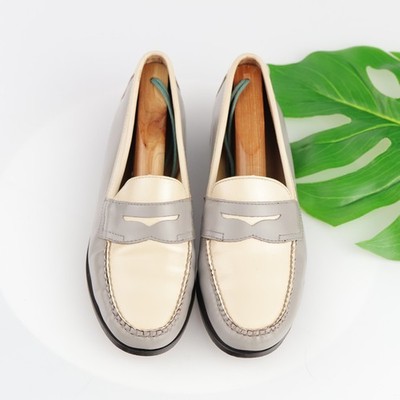 GH Bass Weejuns Womens Bessie Penny Loafer Size 8.5 White 
