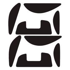 2 Set Black Tiger Game Gaming Mouse Feet For Logitech G700/G700S Mouse F