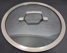Calphalon Lid Replacement Glass Pan Lid 10 1/2" Outside 9 7/8" Inside
