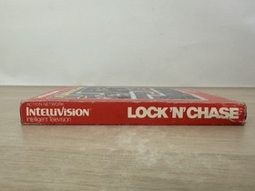 Lock 'N' Chase (Intellivision, 1982) CIB Complete w/ Cart, Manual & Overlays