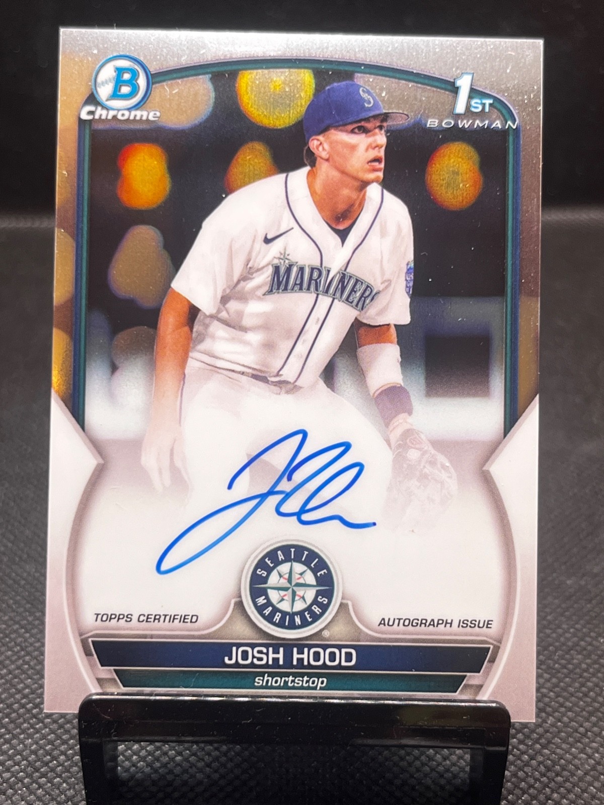 2023 Bowman Chrome Prospect Autographs #CPAJHD Josh Hood