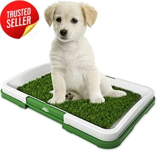 Artificial Grass Pee Pad Set for Dogs Reusable Potty Training Indoor Outdoor US