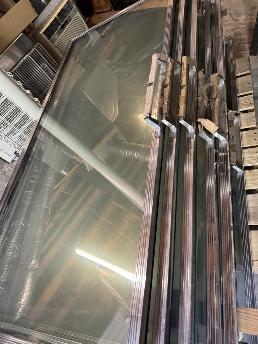 NEW Ardco 66 x 30 Walk-in Glass Swing Doors | eBay