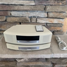 Bose Wave Music System AWRCC2 w/ 3-Disc Multi-CD Changer w Remote READ