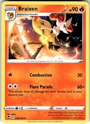 Braixen 026/195 Silver Tempest Uncommon