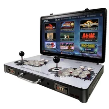 Portable 20000 in 1 Metal Box 3D Arcade Game Console, 22 inch Screen Retro El...
