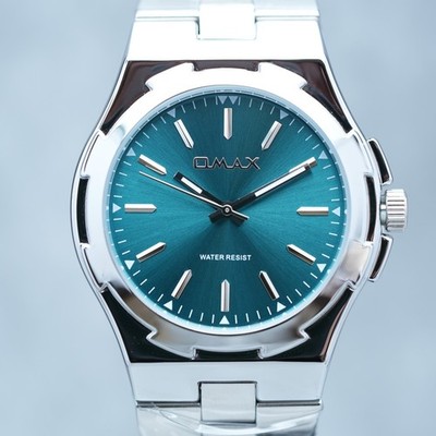 OMAX  General Stainless steel Date 42mm Quartz New Men Watch 