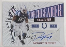 2019 Panini Passing the Torch Silver 23/25 Dwight Freeney #TS-29 Auto HOF 4l6