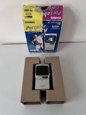 Untested Casio TV-900 Vintage Portable Color LCD Handheld TV 2.3" Screen,  Box