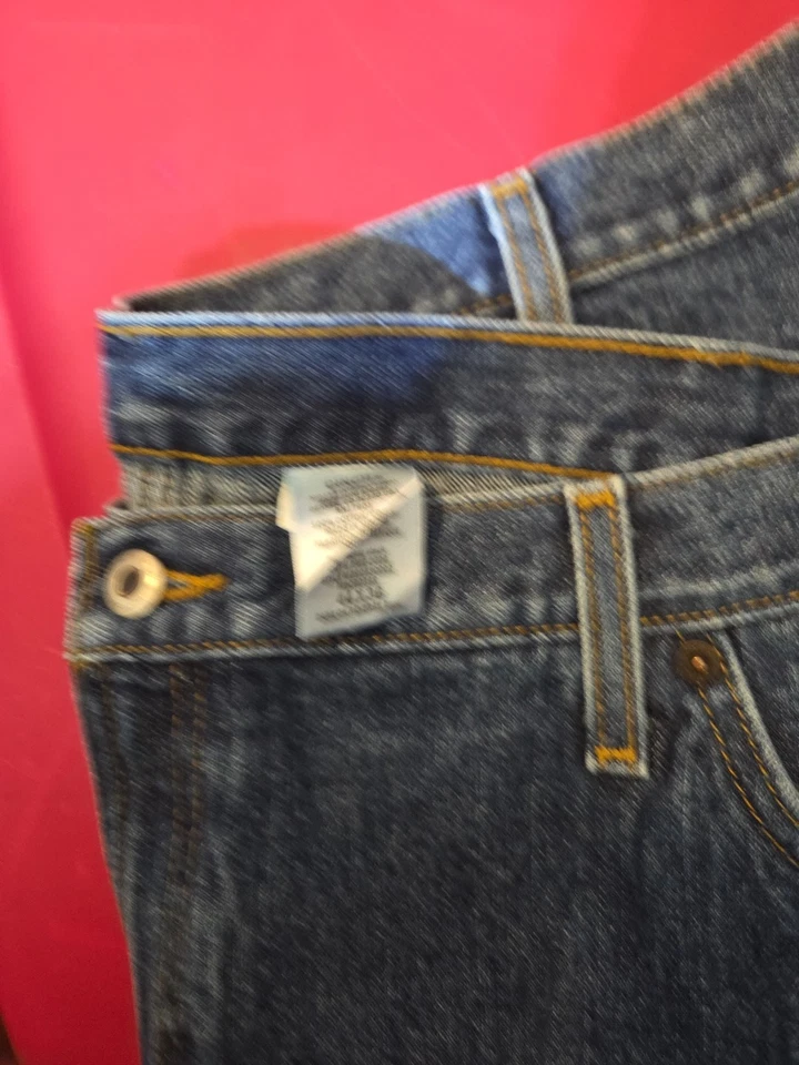 Cinch Jeans Para Hombres 44x36 Azul Vaquero Occidental Verde Etiqueta Botas Cónicas Rancho @$ Foto 3 de 3