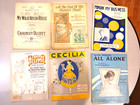 Huge Lot of 120 + Vintage Sheet Music $1.65 per sheet — photo 2
