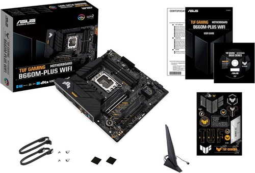 ASUS TUF Gaming B660M-PLUS WiFi Mainboard Sockel Intel LGA 1700 (Intel B660, mAT - Afbeelding 9 van 10