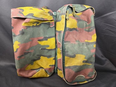 Belgian Army Military Daysack Rucksack Bergen Side Pouches Genuine Surplus