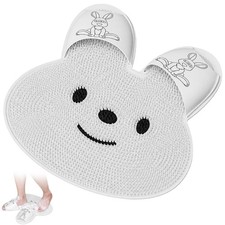 Extra-Large Shower Foot Scrubber Mat with Non-Slip Suction Cups