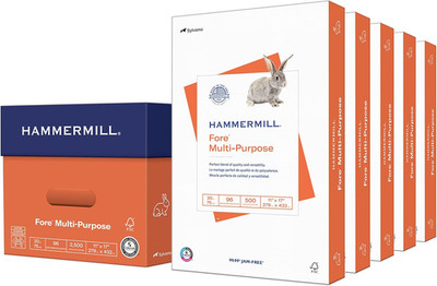 Hammermill Printer Paper, Fore Multipurpose 20 Lb Copy Paper, 11 X 17 - 5 Ream (
