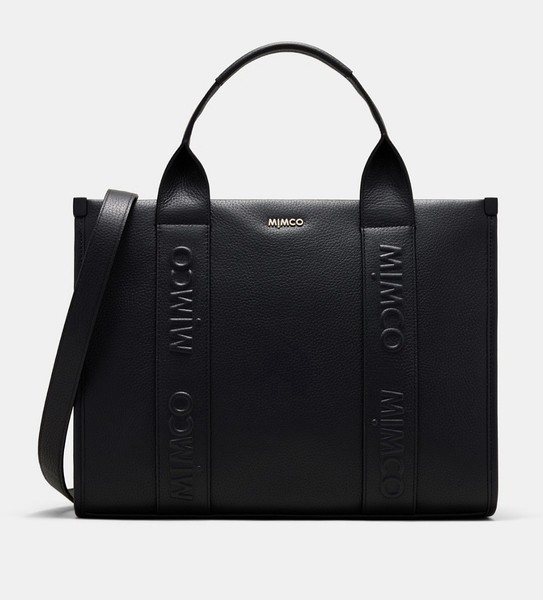 Mimco Stevie Leather Tote Bag Black