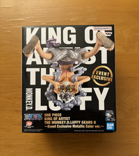 RARE Banpresto One Piece King of Artist Luffy Gear 5 II Metallic Event Exclusive