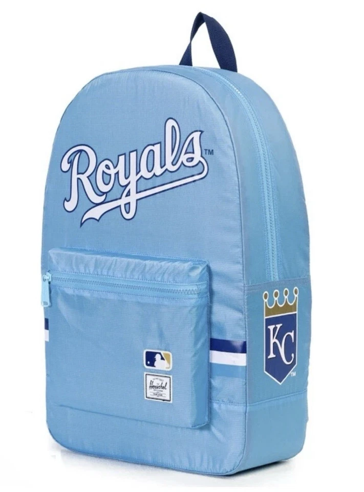 Herschel Supply Co Baby Blue Kansas City Royals Packable Daypack NEW - Image 4 of 4