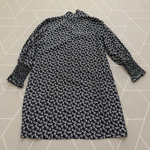REBECCA TAYLOR Rue Floral Print Scarf Tie Dress Size 8 Shift Dress 100% Silk - Picture 3 of 8