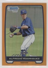 2012 Bowman Draft Chrome Picks Orange Refractor 7/25 Alfredo Rodriguez 0v0