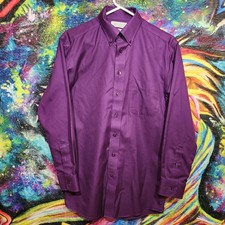 Gold Label Roundtree Yorke Fitted Non-Iron Cotton Pinpoint Mens Shirt 15 32