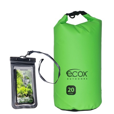 ecox Outdoors Waterproof Dry Bag for outdoors activities High grade 500D PVC Con