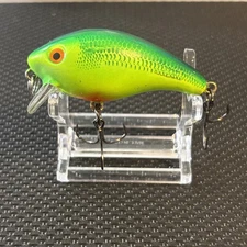 Vintage Manns Baby 1- Double Stamped Crankbait Fishing Lure