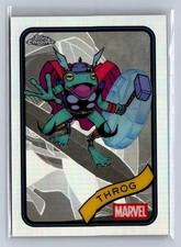 2025 Topps Chrome Marvel Refractor THROG No. 46!