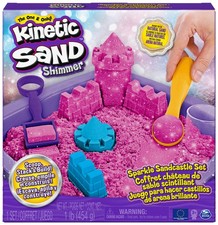 Kinetic Sand  Shimmer Sand Castle 454g  Magic Sand  Pink Glitter Coloured San