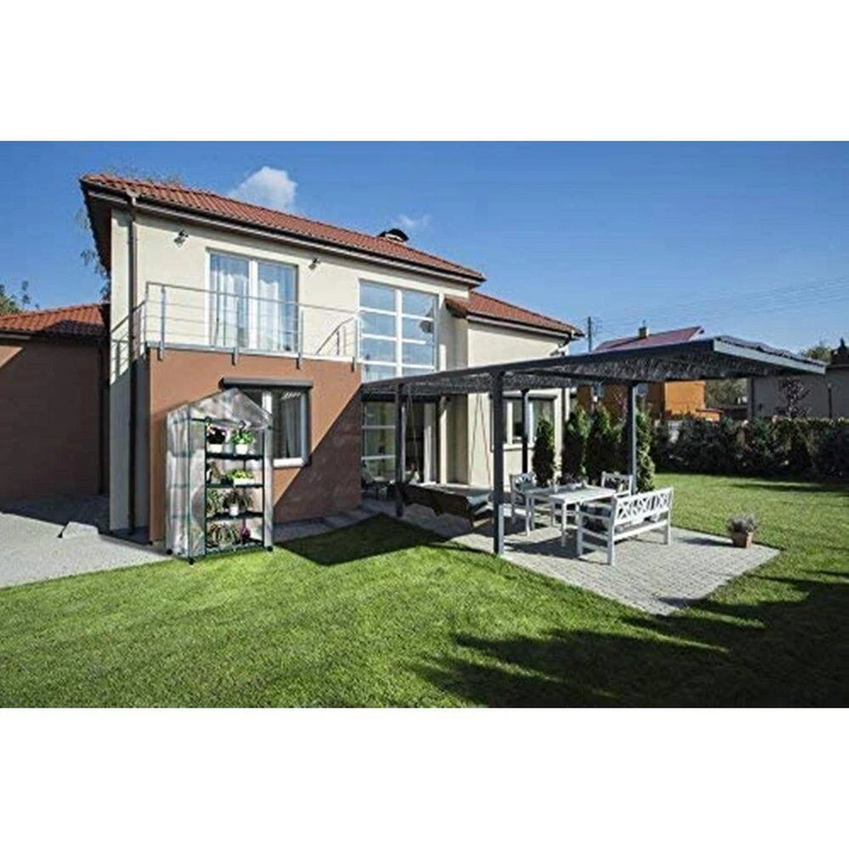 Tienda de cultivo transparente de 2 pies X 1 pies X 5 pies, estantes de 4 niveles, mini planta verde Foto 3 de 4