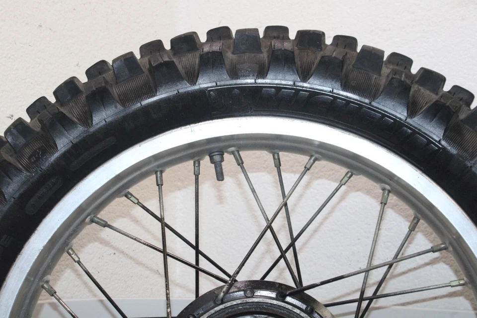 85-00 YAMAHA XT350 OEM REAR BACK WHEEL RIM - Image 3 of 3