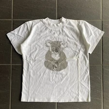 Vintage Women’s Save The Koala T Shirt 90s Single Stitch Top Supre Made In Aus 