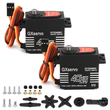 2pcs 40KG Metal Gear Digital Servo 25T Arm High Torque Speed for 1/8 1/10 RC Car